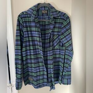 Vermont Flannel Co. men’s black watch flannel